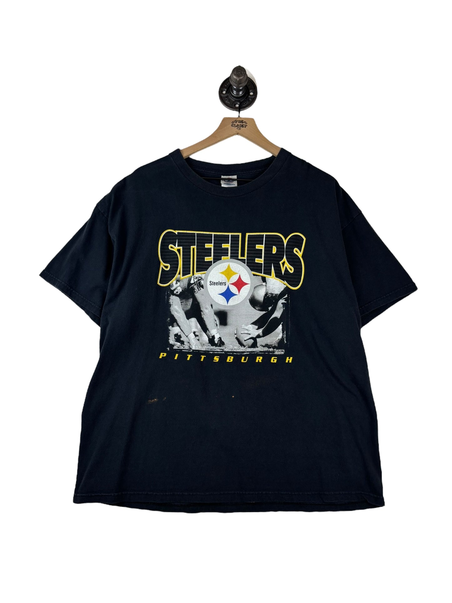 (XL) Vintage Y2K Steelers Graphic Tee