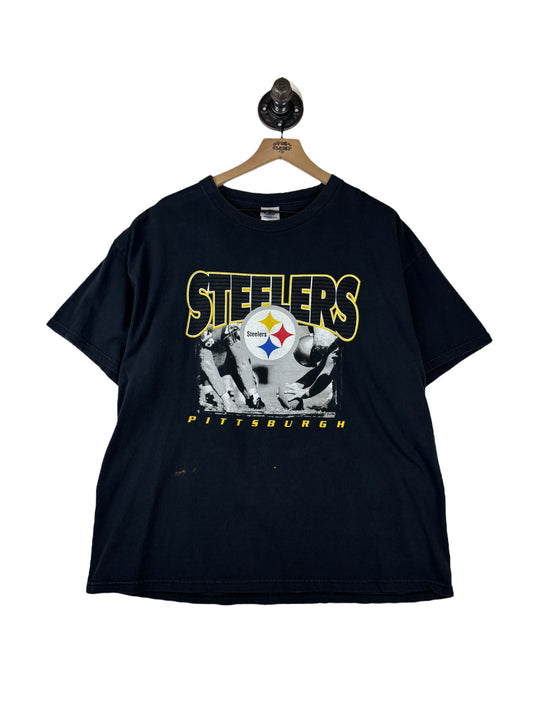 (XL) Vintage Y2K Steelers Graphic Tee