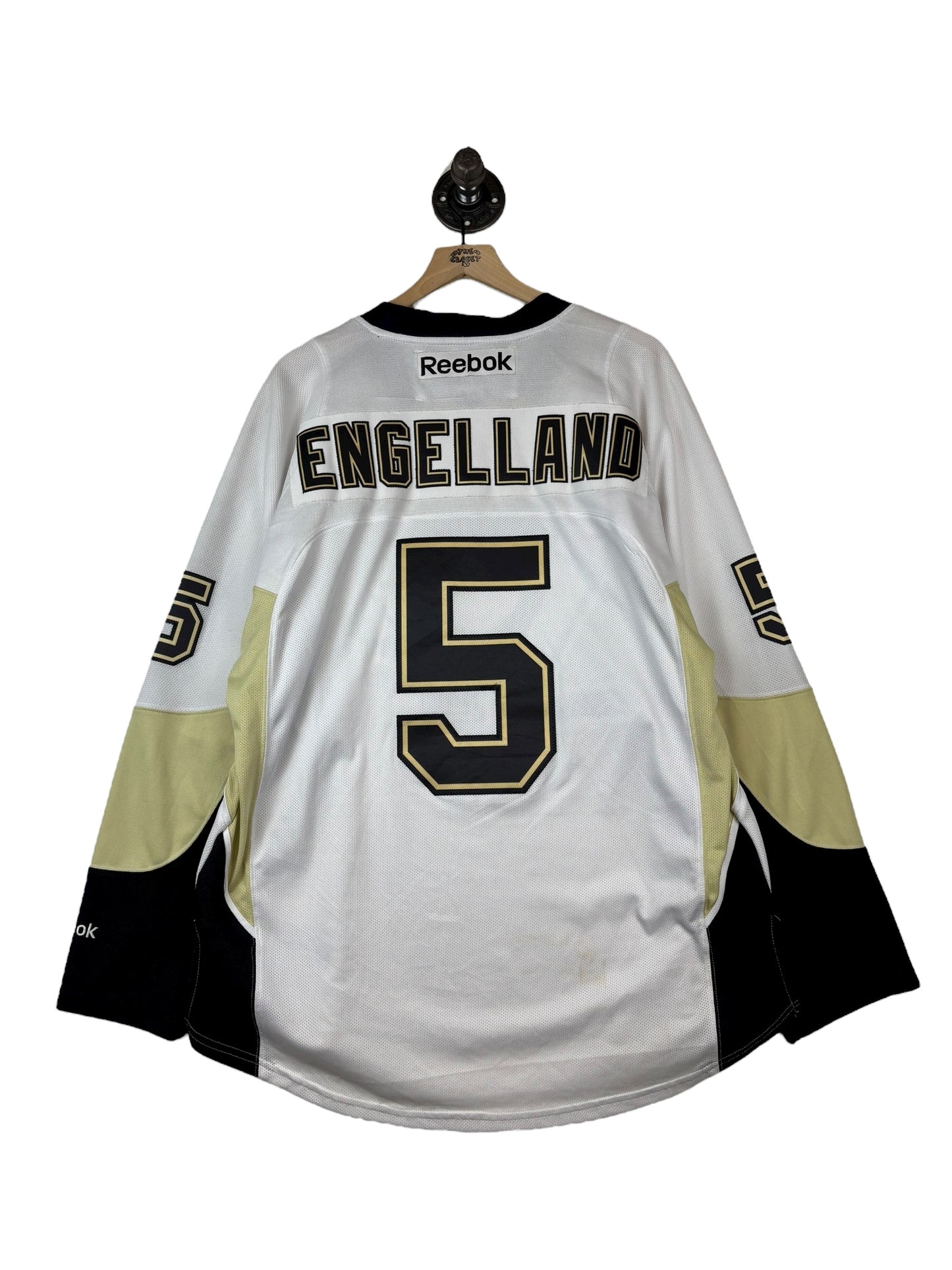 (L) Vintage Y2K Penguins Engelland #5 Jersey