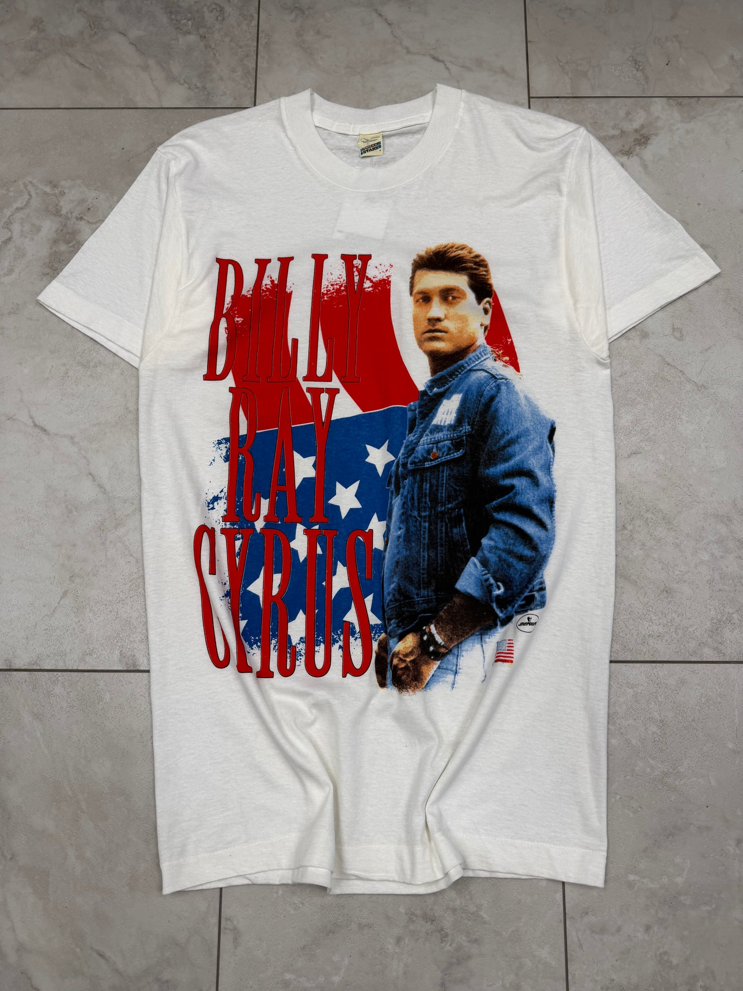 (L) Vintage 90’s Billy Ray Cyrus Graphic Tee