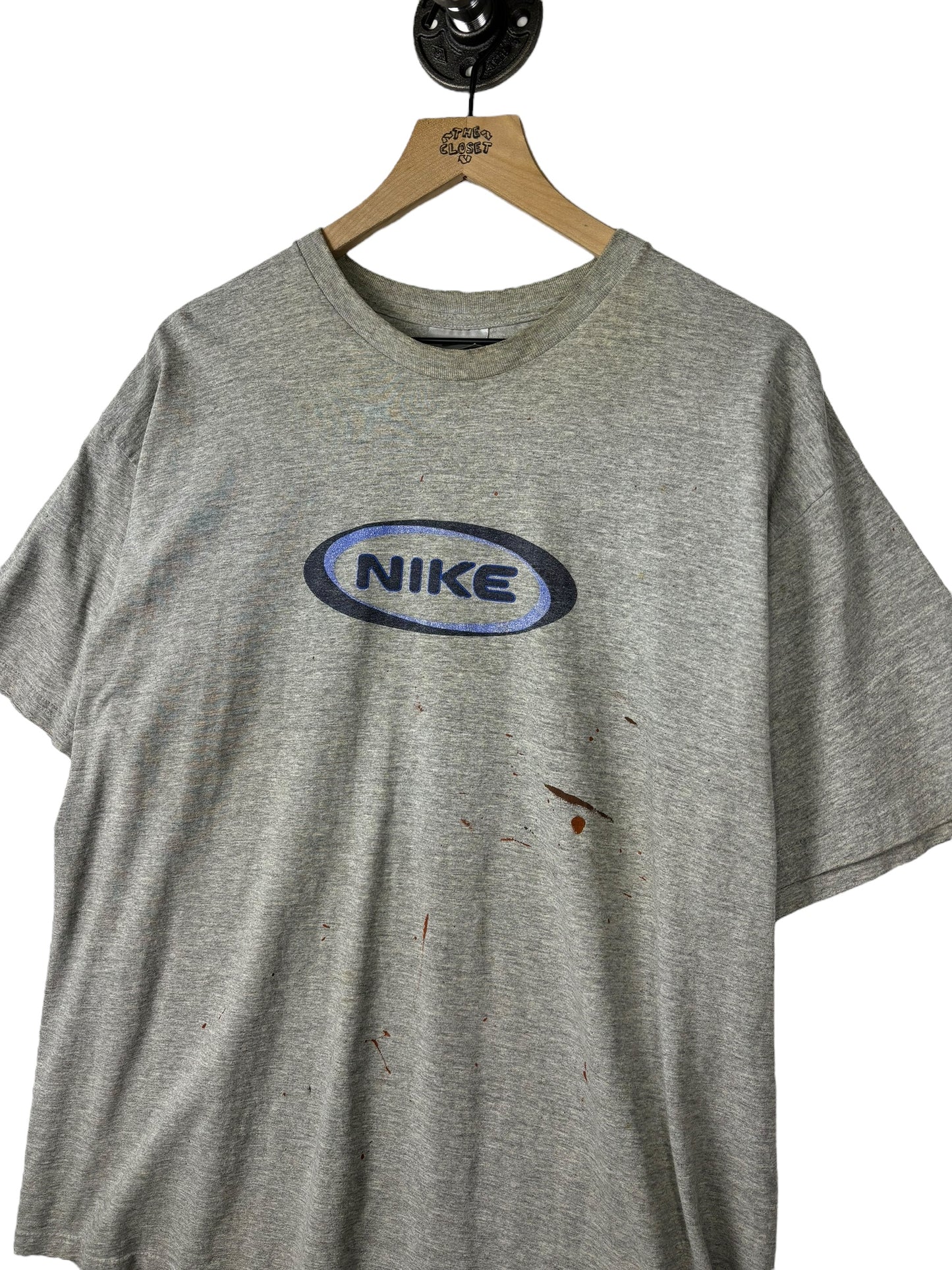 (M/L) Vintage Y2K Nike Worn in Logo Tee