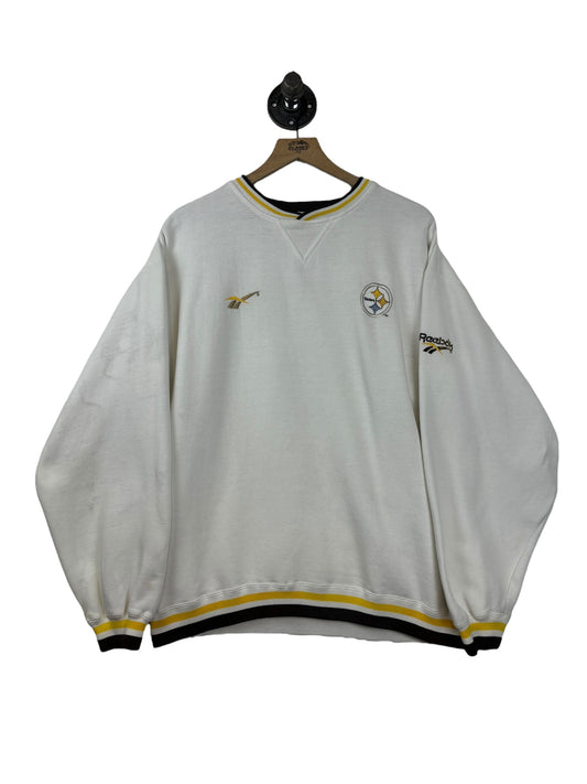(M) Vintage Steelers Embroidered Crewneck