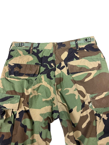 (32W x 29L) Vintage Military Camo Pants