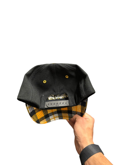 Vintage Steelers Flannel Snapback Hat