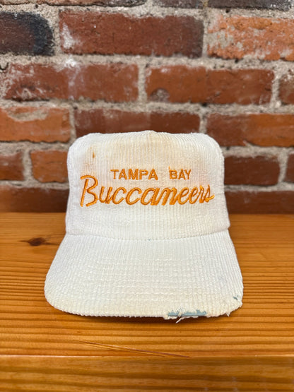 Vintage Tampa Bay Buccaneers Single Line Script Corduroy Hat