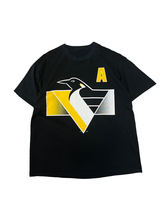 (L/XL) Vintage Penguins Francis Double Sided Tee