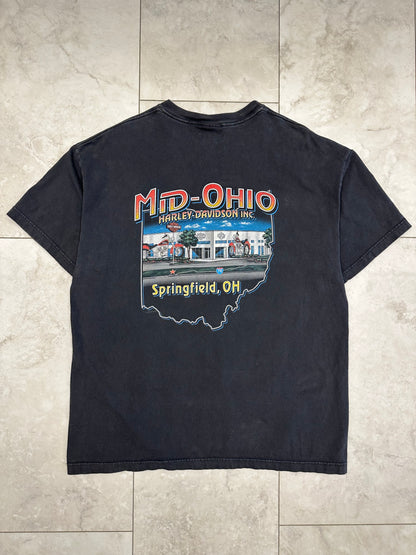 (XL) 2000 Harley Mid - Ohio Tee