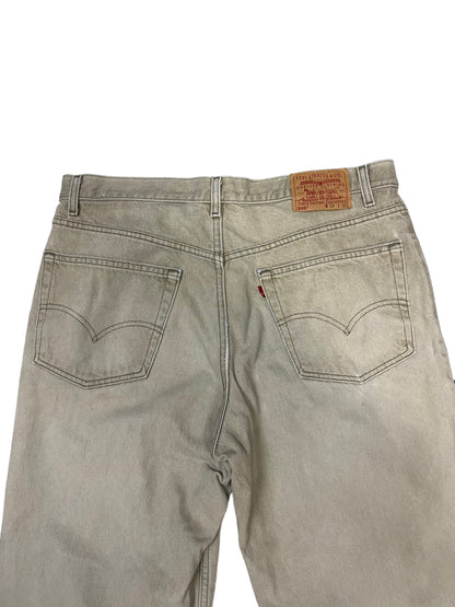 (37W x 32L) Vintage Levi’s 550 Tan Jeans