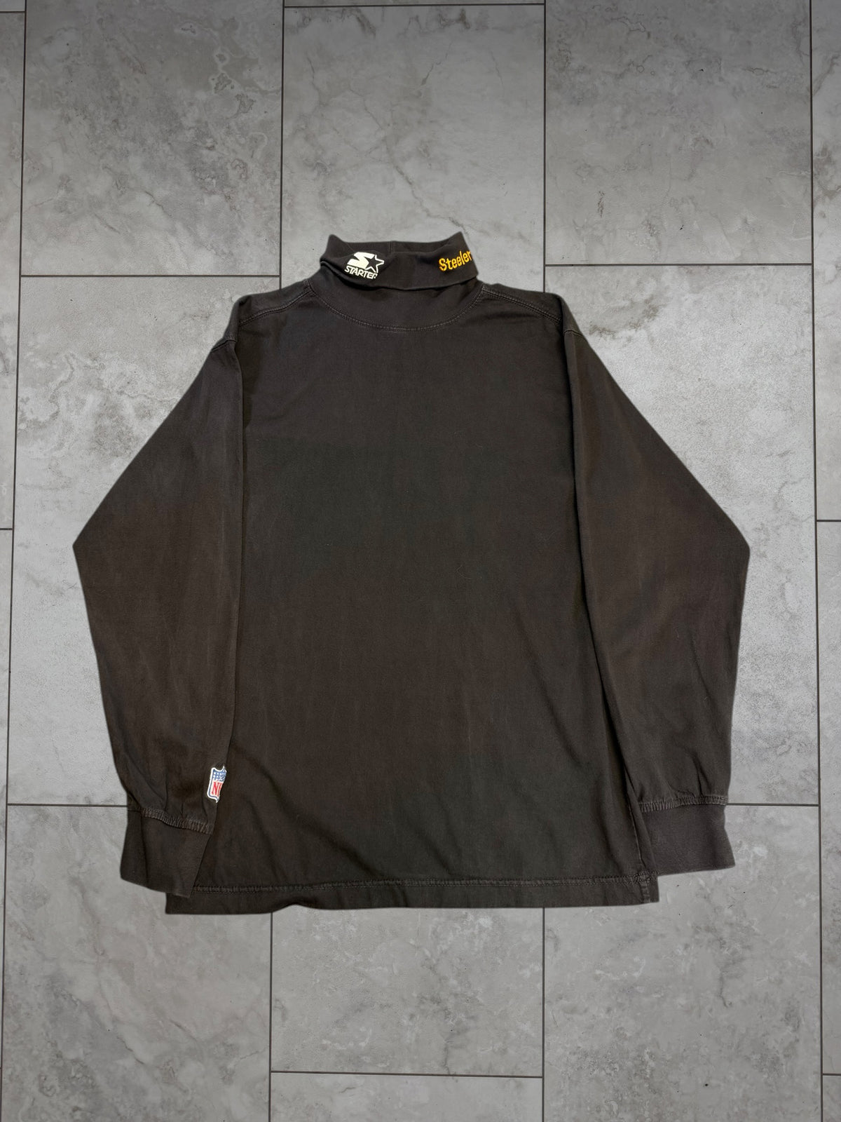 (M) Vintage 90's Steelers Starter Turtleneck Longsleeve Shirt