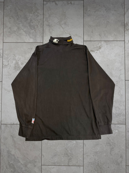 (M) Vintage 90's Steelers Starter Turtleneck Longsleeve Shirt