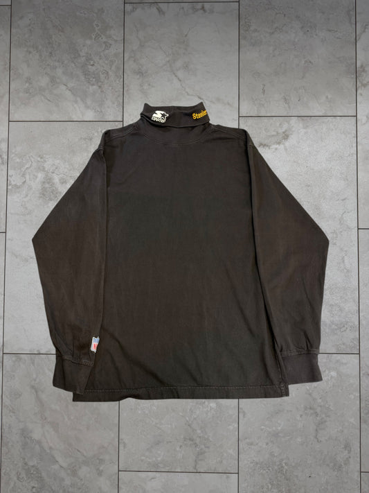 (M) Vintage 90's Steelers Starter Turtleneck Longsleeve Shirt
