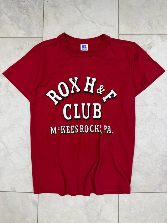 (S) Vintage 80's Rox H&F Club Tee