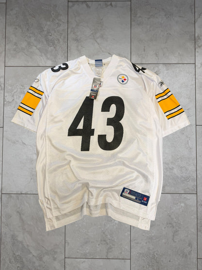 (L) Vintage Y2K Steelers Troy Polamalu #43 Jersey (Brand New)
