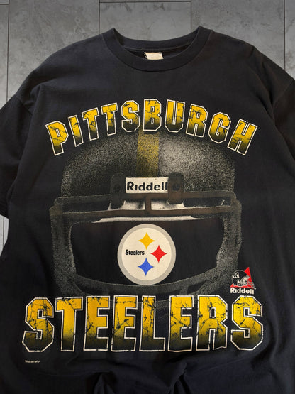 (L) 1997 Steelers Big Helmet Graphic Tee