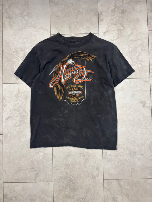 (L) Vintage Harley Eagle Graphic Tee