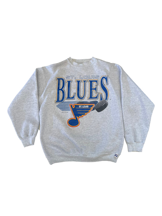 (L) 1992 St. Louis Blues NHL Crewneck