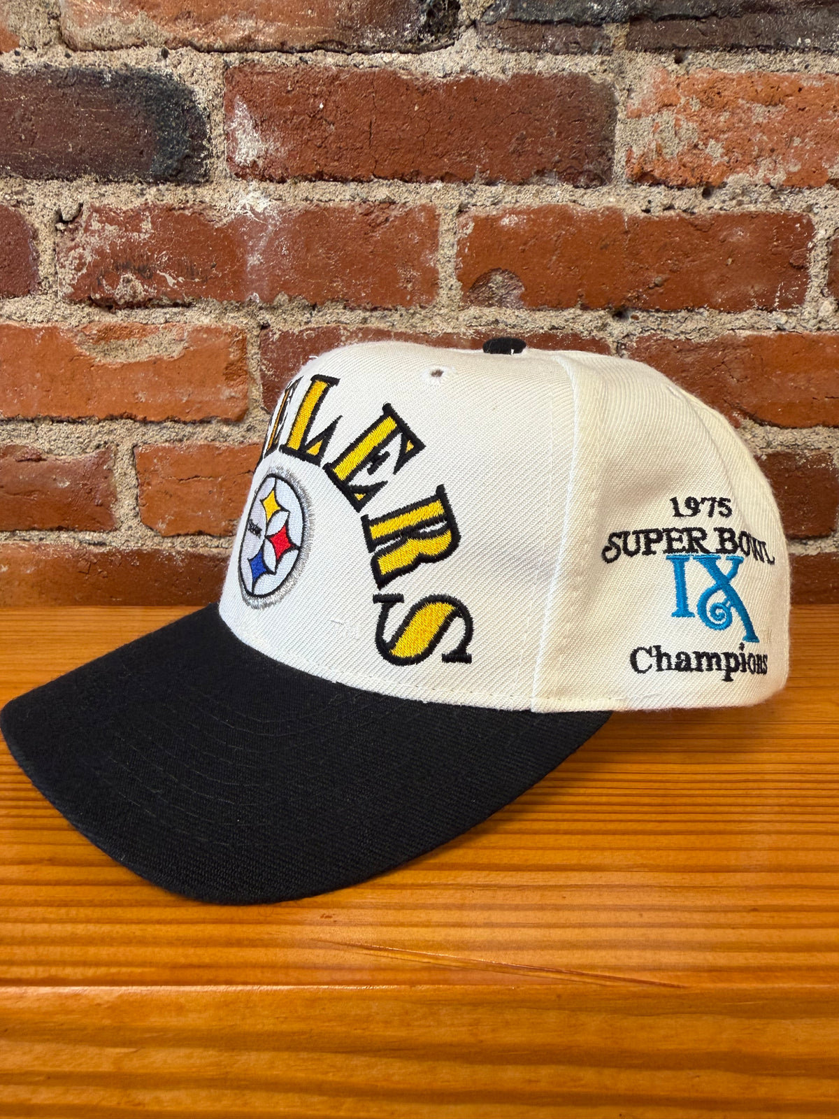 Vintage Steelers Annco 4-Time SB Champs Snapback Hat
