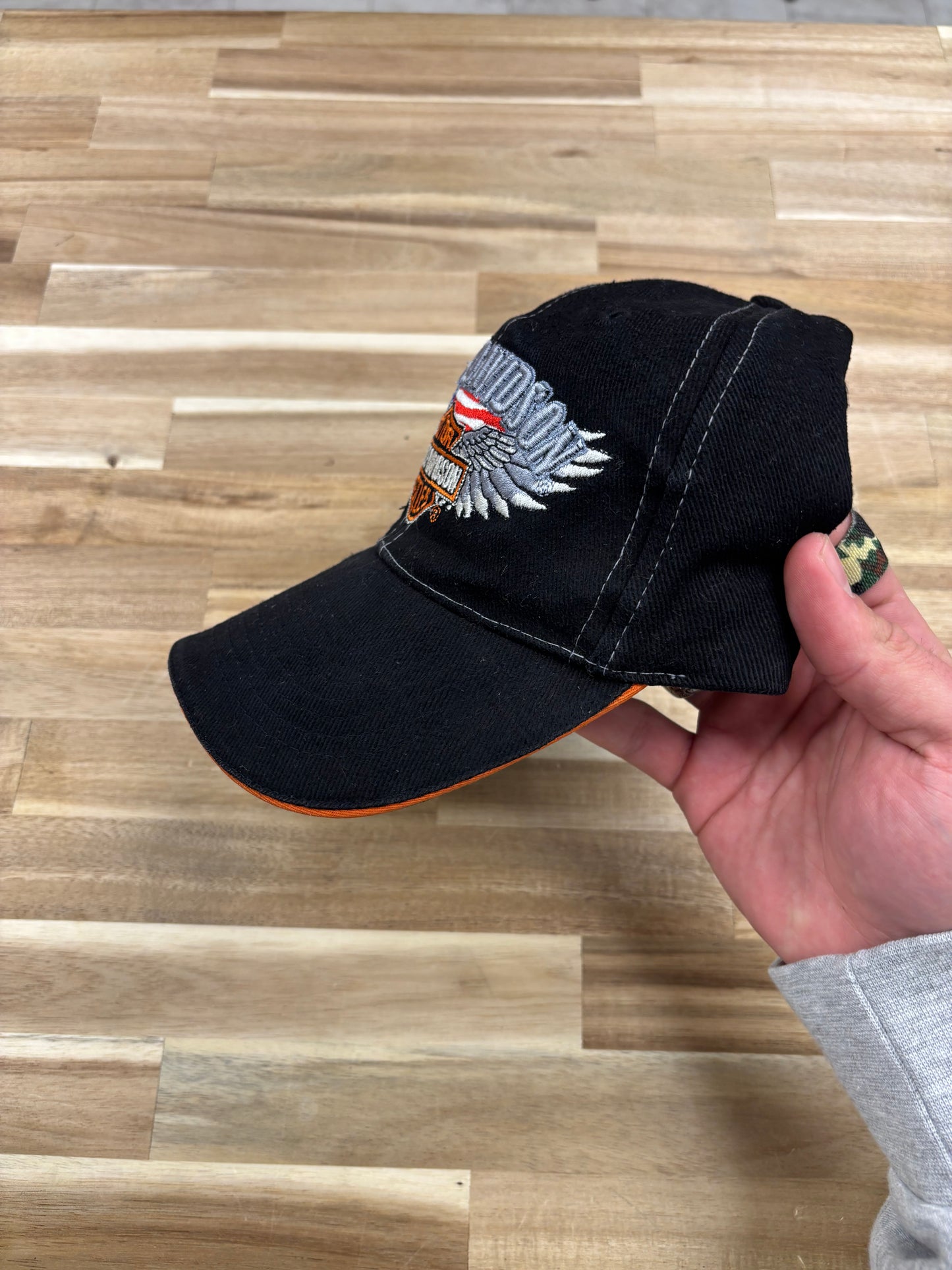 Vintage Harley Davidson Strap-back  Hat