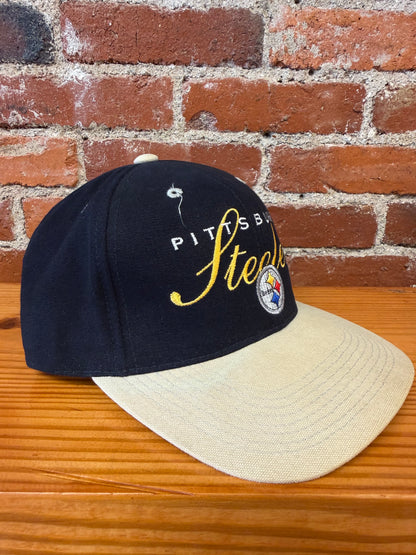 Vintage Steelers Team NFL Strapback Hat