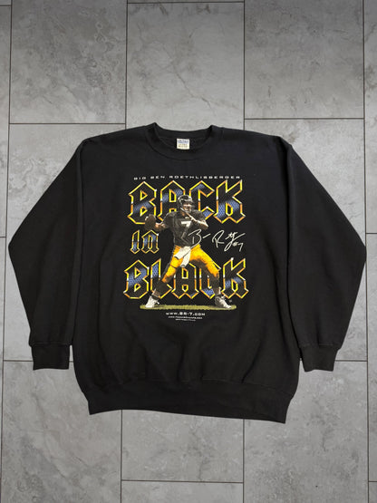 (L) 2005 Steelers Back in Black Crewneck