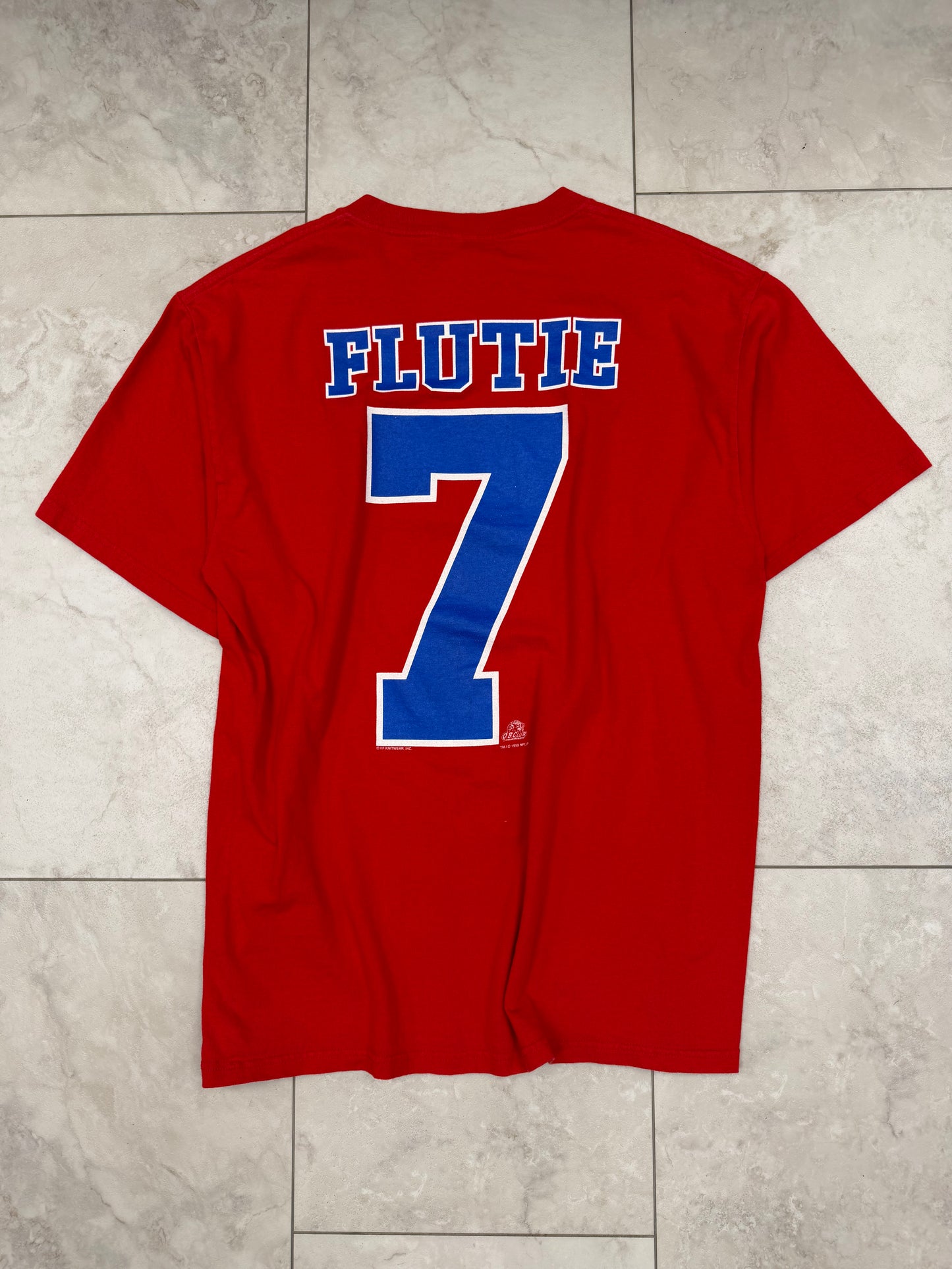 (L) 1999 Doug Flutie #7 Buffalo Bills Graphic Tee