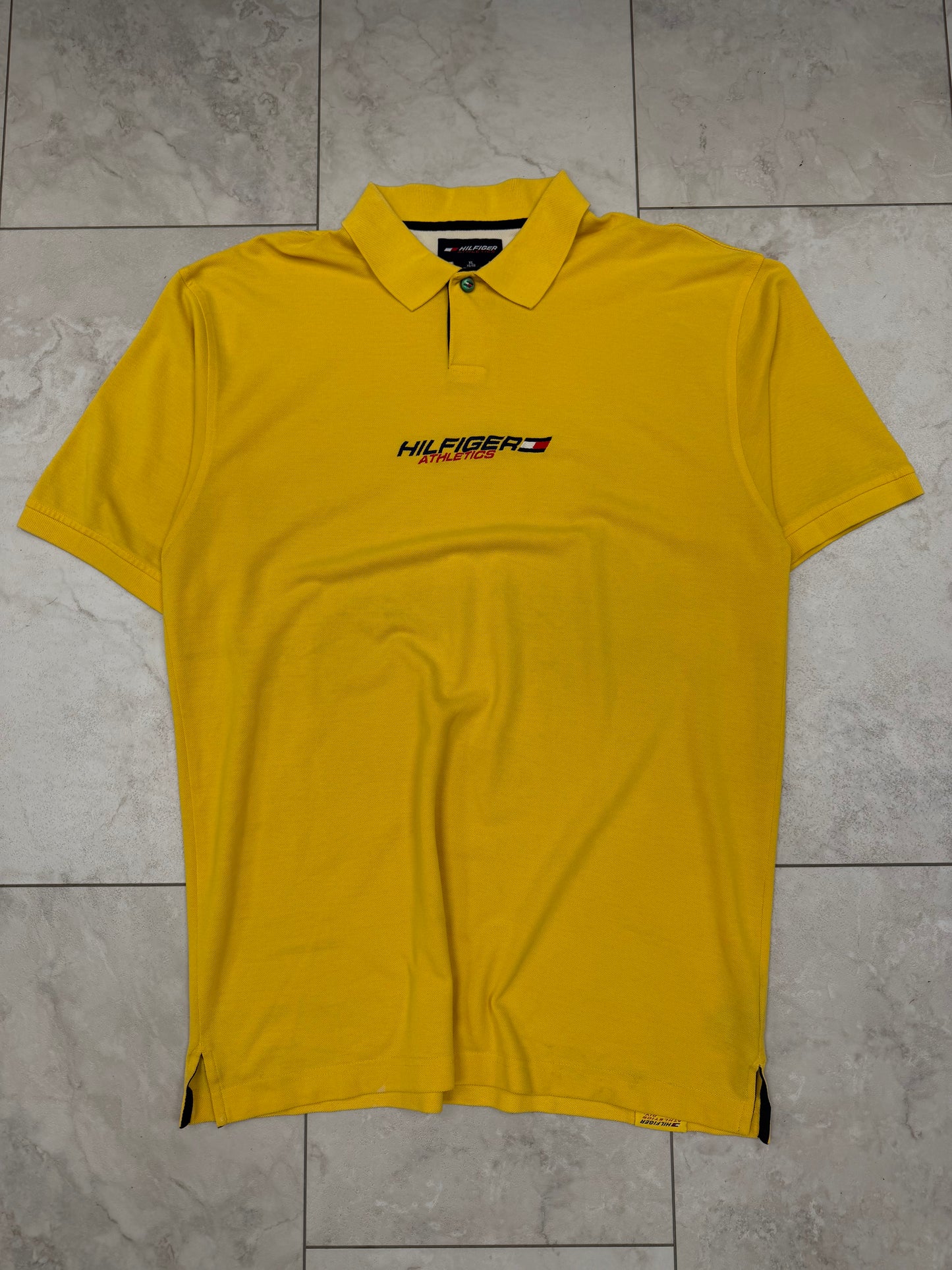 (XL) Vintage 90’s Hilfiger Athletics Embroidered Polo Shirt