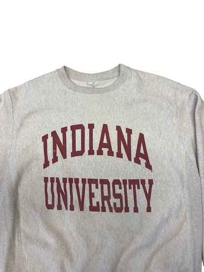 (L) Vintage Indiana University Reverse Weave Crewneck
