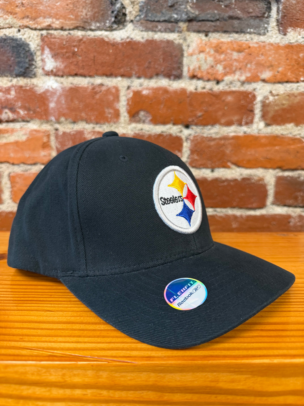 Vintage Steelers Big Logo Reebok Flexfit Hat (Brand New)