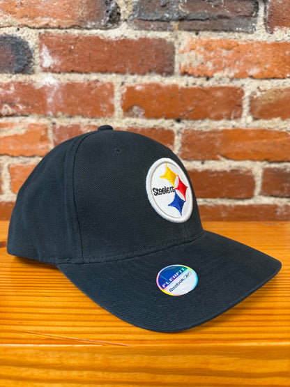 Vintage Steelers Big Logo Reebok Flexfit Hat (Brand New)