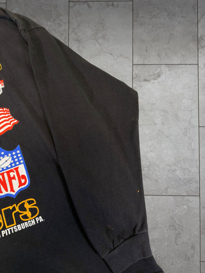 (XL) 2001 Steelers AFC Champs L/S Shirt