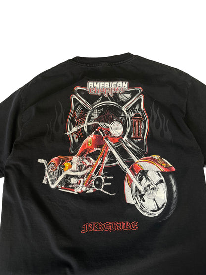 (L) Vintage American Chopper Double Sided Tee