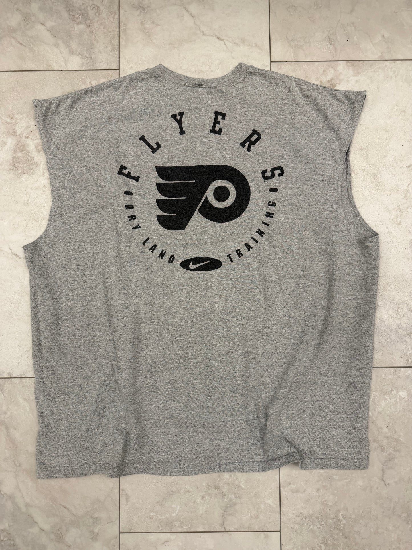 (XXL) Vintage 90’s Nike Philadelphia Flyers Sleeveless Graphic Tee