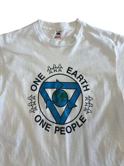 (L) Vintage One Earth One People Tee