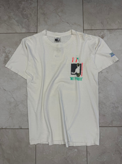 (M) 1990 Sport T “Net Profit” Graphic Tee
