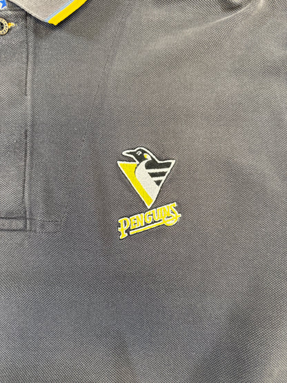 (L) Vintage 90’s Penguins Embroidered Starter Polo Shirt