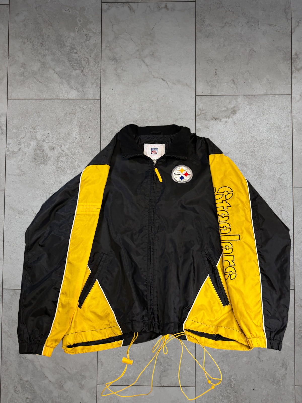 (M) Vintage Y2K Steelers Full Zip Jacket