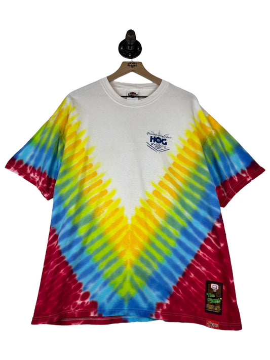 (XL) 2003 Harley Rally Pittsburgh, PA Tiedye Tee #17