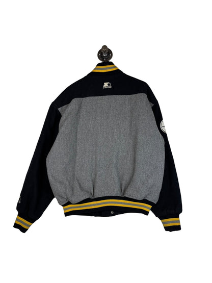 (L) Vintage 80s Steelers Starter Button Up Jacket