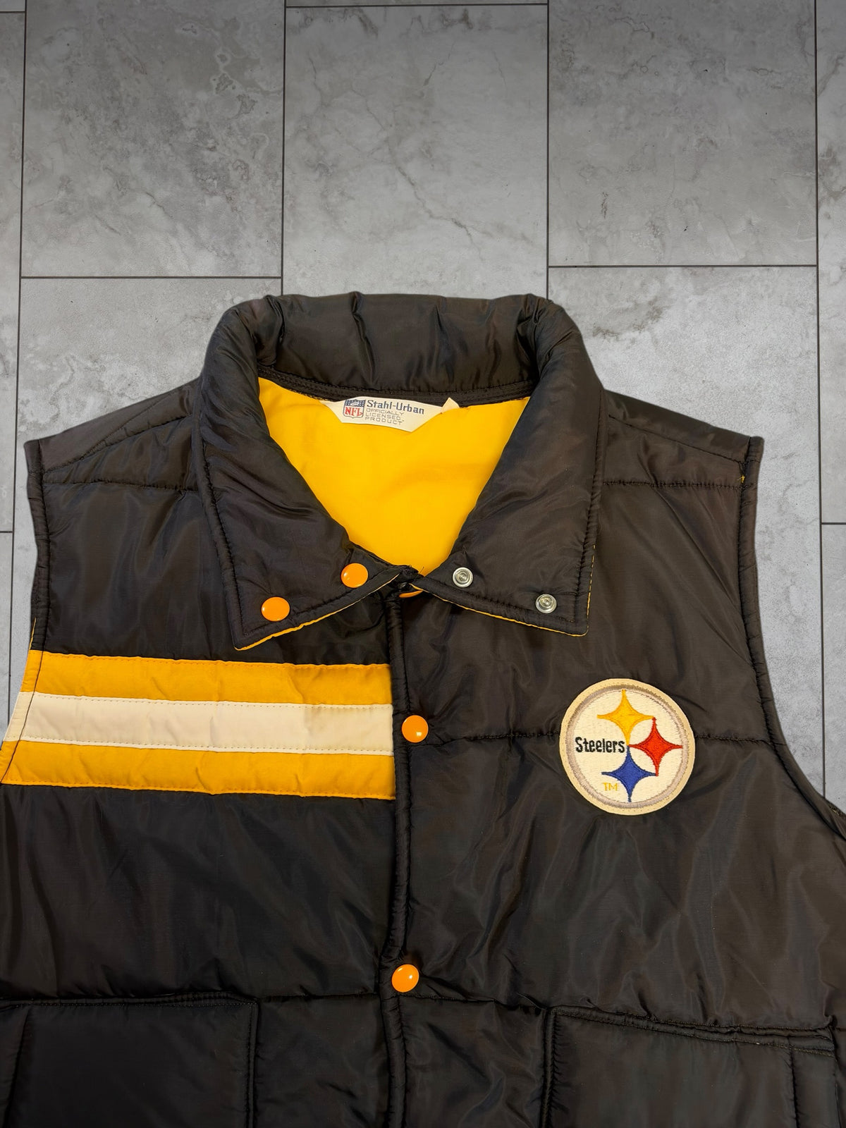 (XL) Vintage 80's Steelers Vest