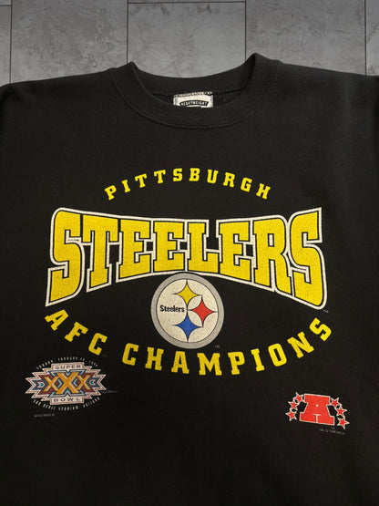 (L) 1995 Steelers AFC Champs Crewneck