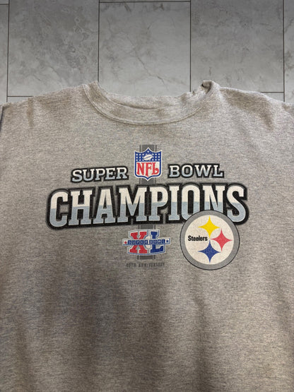 (L/XL) 2006 Steelers Superbowl XL Champs Crewneck
