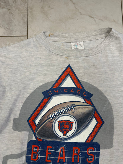 (L) 1993 Thrashed Chicago Bears Graphic Tee