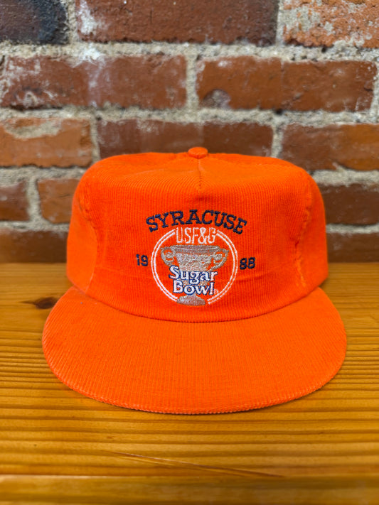 1988 Syracuse Sugar Bowl Corduroy Hat - NEW