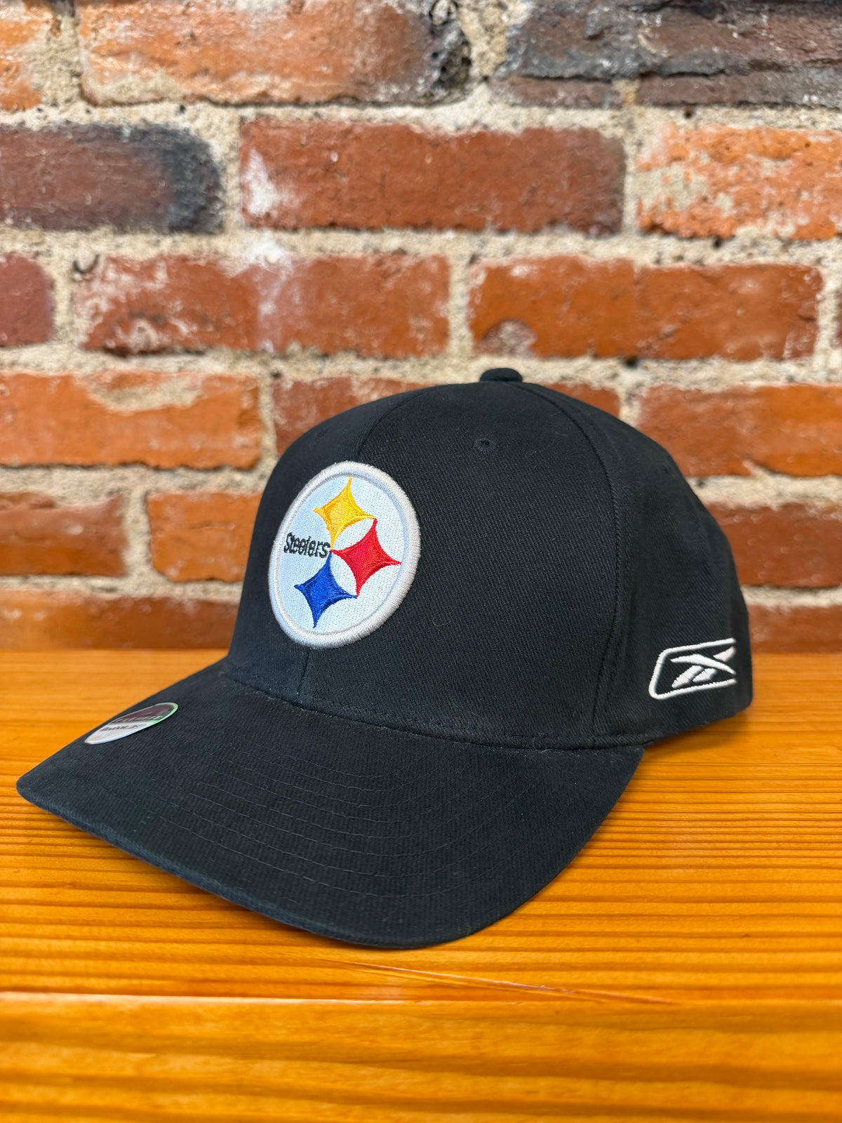 Vintage Steelers Big Logo Reebok Flexfit Hat (Brand New)