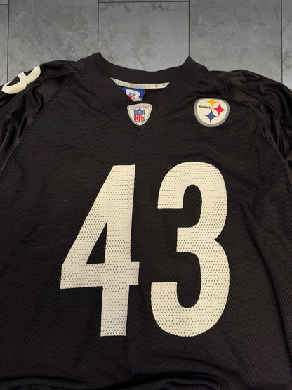 (XL) Vintage Y2K Steelers Troy Polamalu #43 Jersey