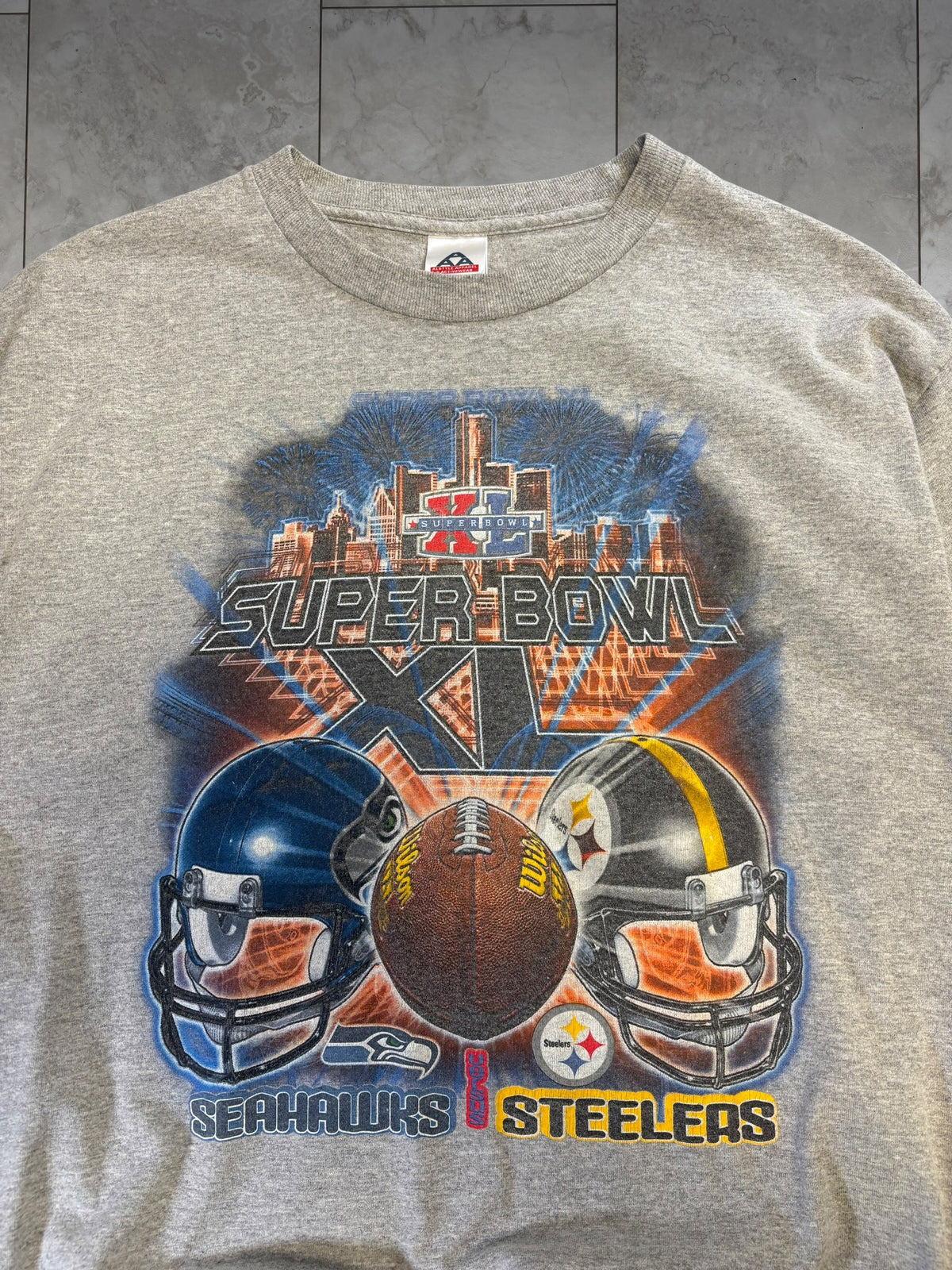 (L) 2006 Steelers Superbowl XL Tee