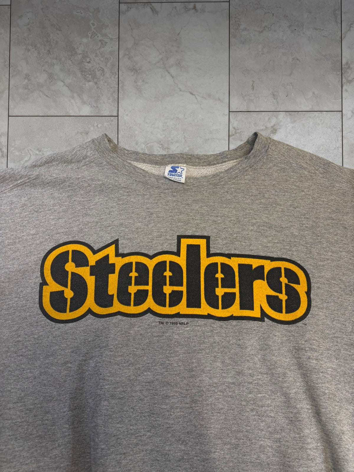 (XL) 1995 Steelers Starter Graphic Crewneck