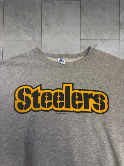 (XL) 1995 Steelers Starter Graphic Crewneck