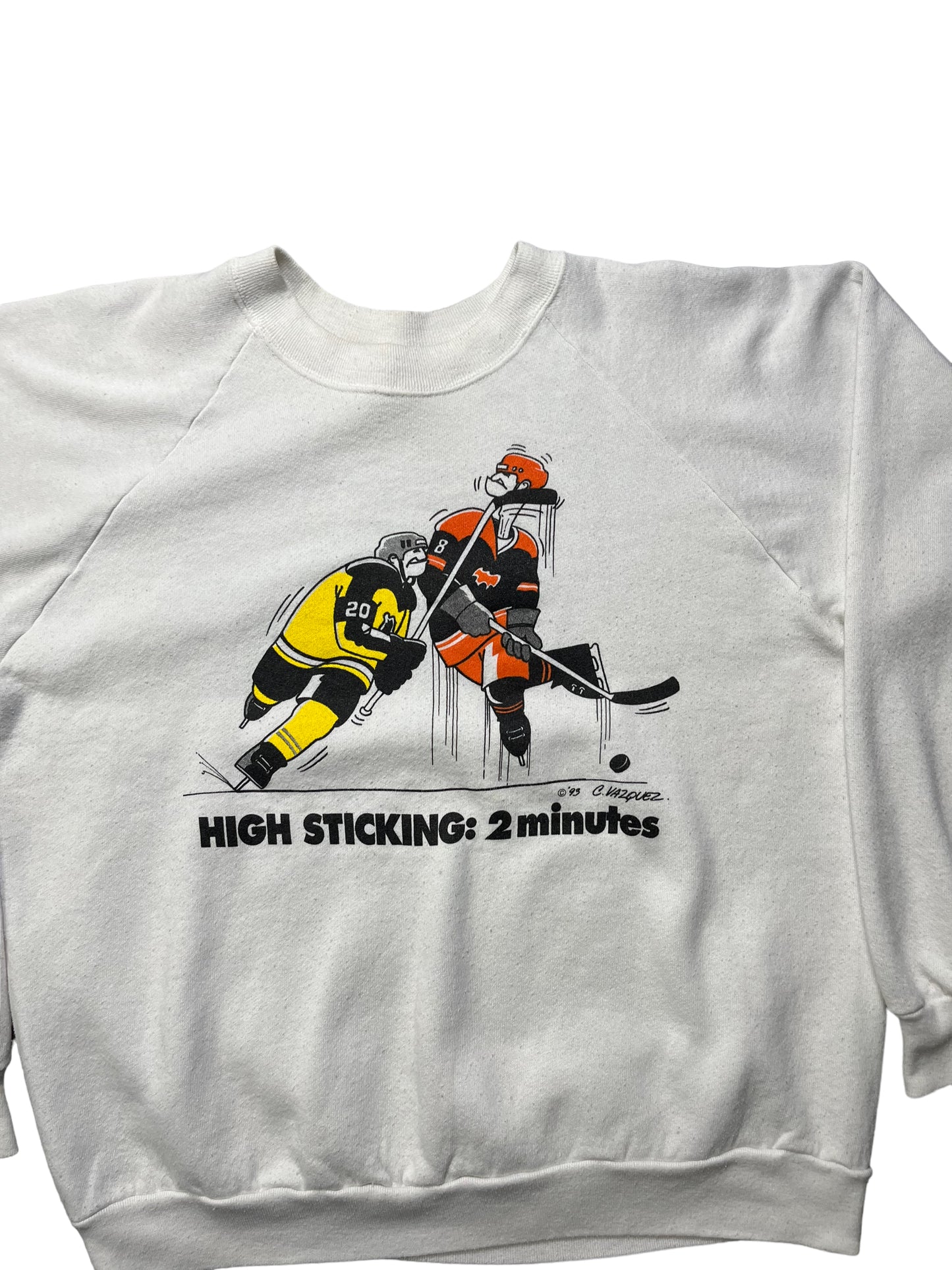 (S/M) 1993 Penguins High Sticking Crewneck