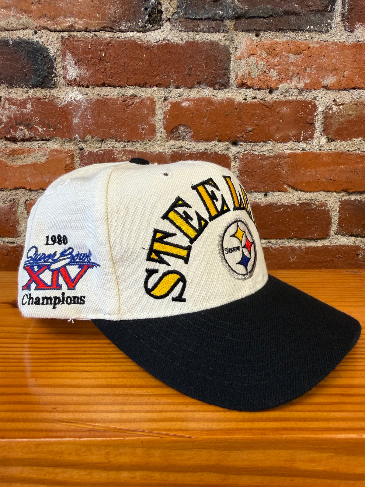 Vintage Steelers Annco 4-Time SB Champs Snapback Hat